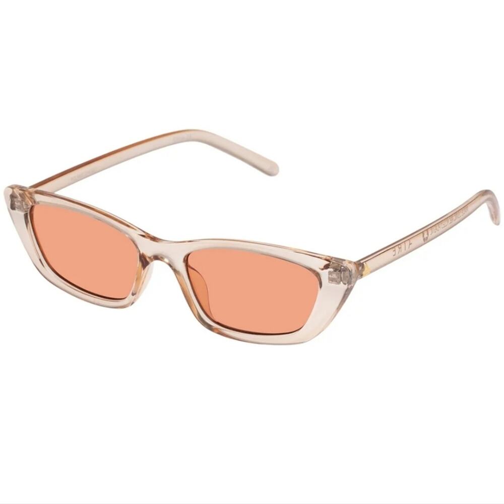 AIRE Titania Sunglasses Champagne Pink Tint Cat Eye NWT Revolve Small Fit - Picture 3 of 10